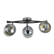 Ceiling lamp on a beam MOMO, 3-arm, chrome