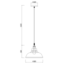 AXEL pendant lamp, industrial design