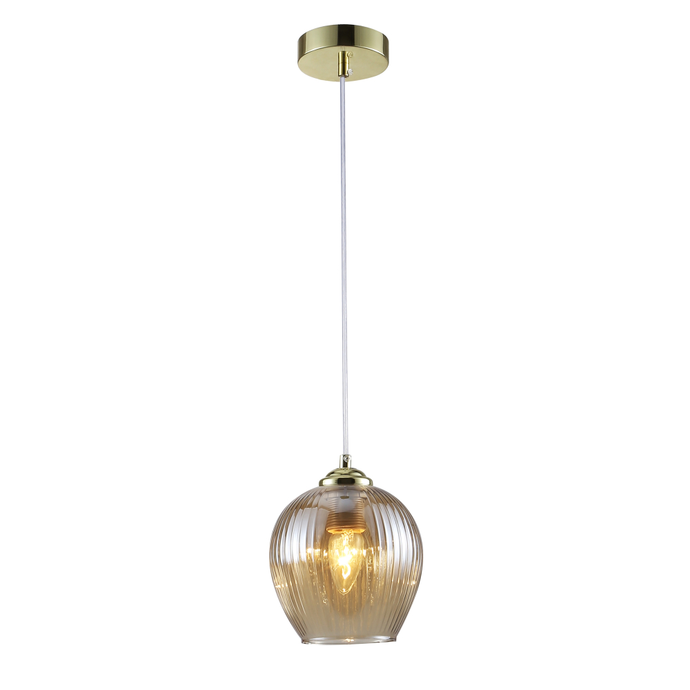 HANSEN gold pendant lamp, Scandinavian design