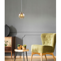 HANSEN gold pendant lamp, Scandinavian design