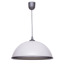 PORTO pendant lamp, large dome-shaped lampshade