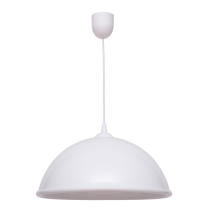 PORTO pendant lamp, large dome-shaped lampshade