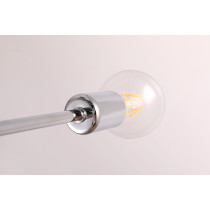 Lamp in the industrial, loft style, PIPES, chrome, 5 arms Lamp in the industrial, loft style, PIPES, chrome, 5 arms