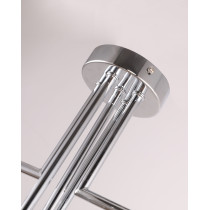 Lamp in the industrial, loft style, PIPES, chrome, 5 arms Lamp in the industrial, loft style, PIPES, chrome, 5 arms