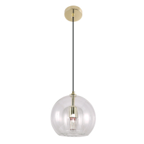 Modern pendant lamp DAPHNE with a concave shade