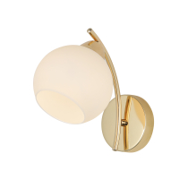 Argos wall lamp, minimalist design, gold