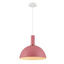 Omega hanging lamp, 30 cm diameter, Scandinavian style, pink