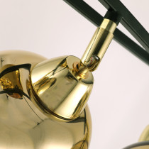 Ceiling lamp on a beam MOMO, 3-arm, gold Ceiling lamp on a beam MOMO, 3-arm, gold