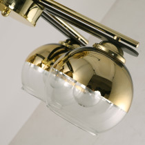 Chandelier MOMO, 5 arms, gold Chandelier MOMO, 5 arms, gold