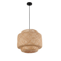 Lampa wisząca KRABI, styl boho eko, bambus, śr. 40 cm