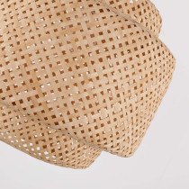 Lampa wisząca KRABI, styl boho eko, bambus, śr. 40 cm