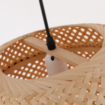 Lampa wisząca KRABI, styl boho eko, bambus, śr. 40 cm