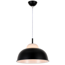 Pendant lamp, Scandinavian design, Macron, black