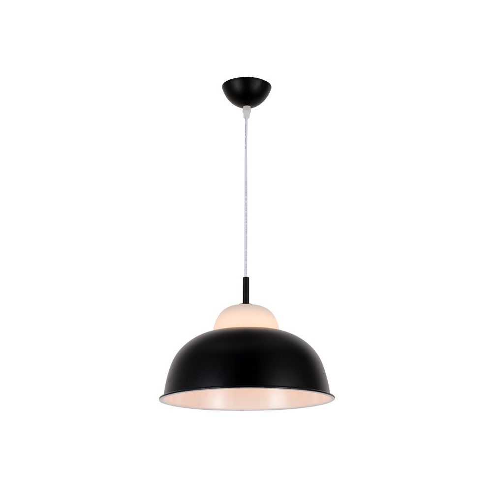 Pendant lamp, Scandinavian design, Macron, black