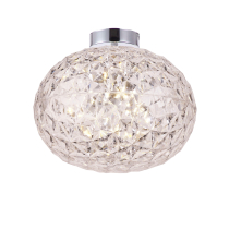 Glamor ceiling lamp Brilant, acrylic shiny shade