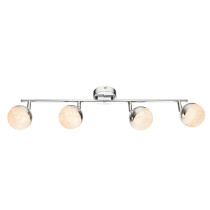 Ceiling lamp Bila modern, 4 shiny shades