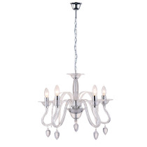 Glamour Murano 5-arm chandelier