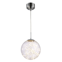 Pendant lamp Andromeda LED cord, 25 cm diameter