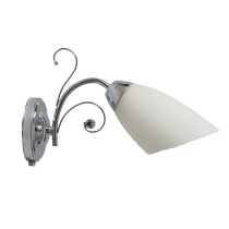 Italian style wall lamp, chrome