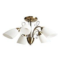 Italian style ceiling lamp, patina