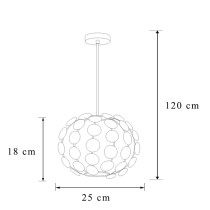 Modern pendant lamp Galaktyka