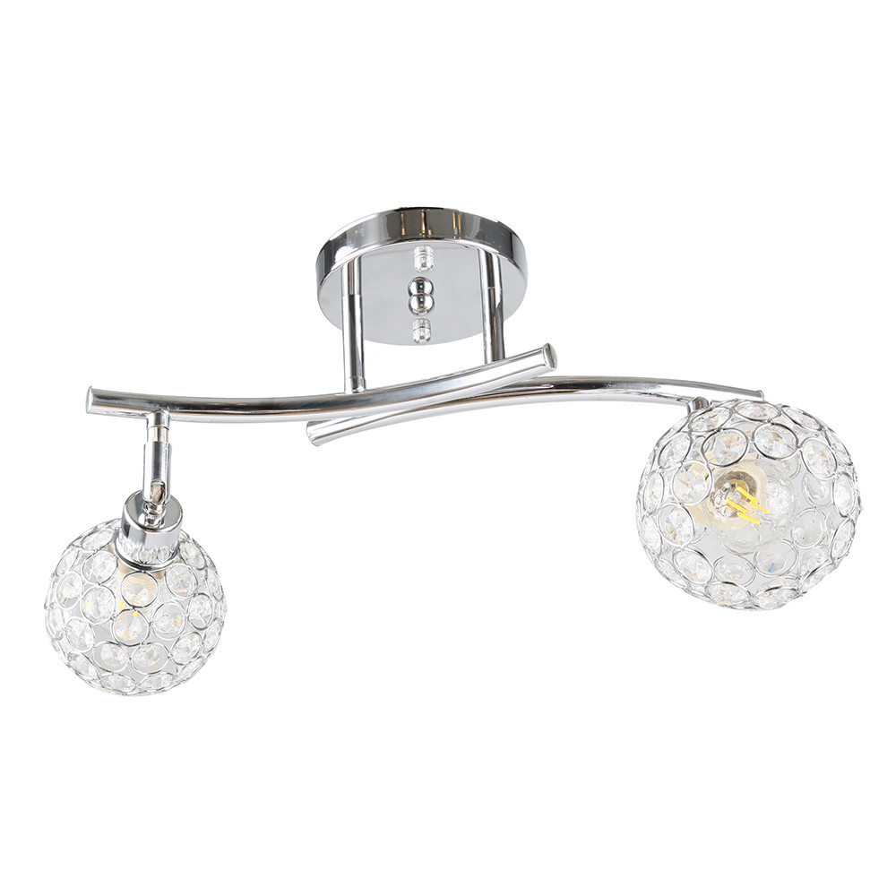 Calipso ceiling lamp with openwork lampshades with crystals