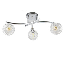 Calipso ceiling lamp with openwork lampshades with crystals