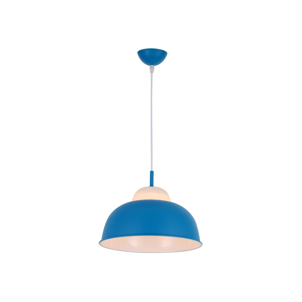 Pendant lamp Scandinavian design Macron blue