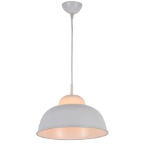 Pendant lamp Scandinavian design Macron white