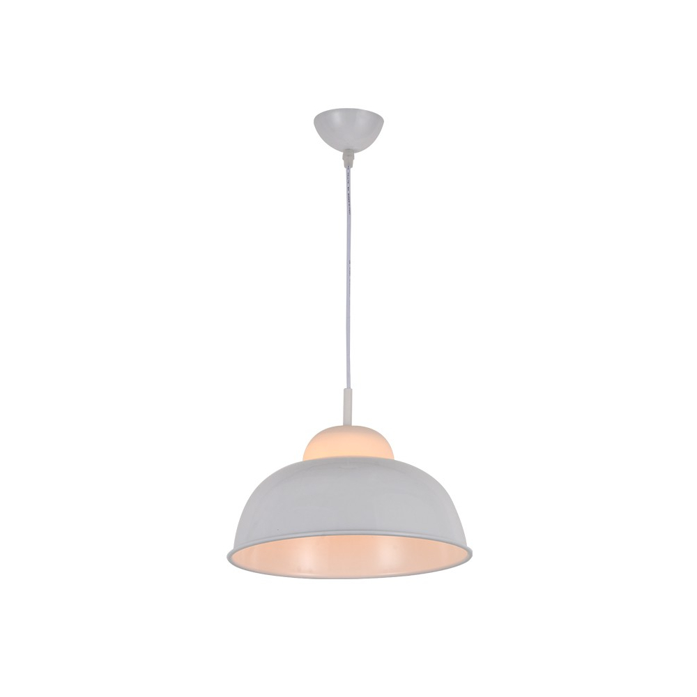 Pendant lamp Scandinavian design Macron white