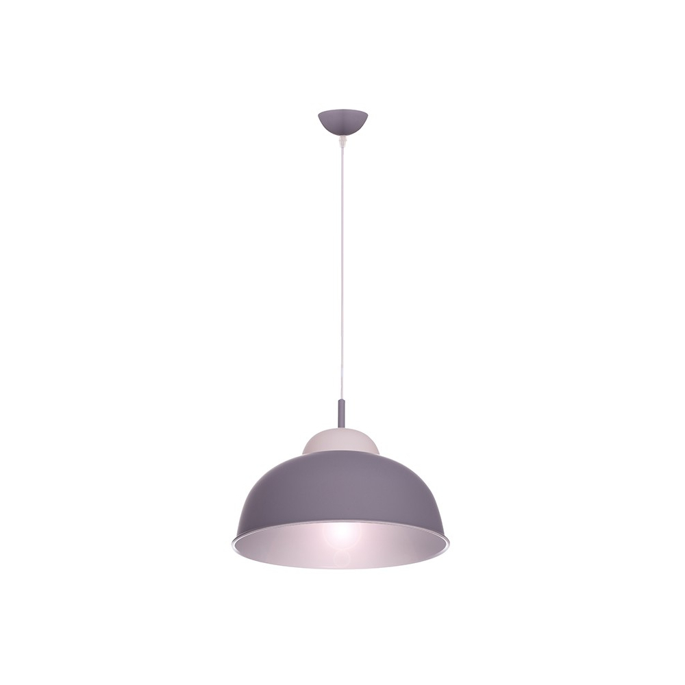 Hanging lamp Scandinavian design Macron gray