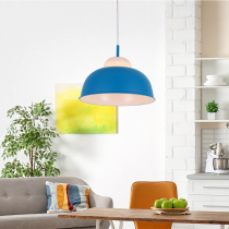 Pendant lamp Scandinavian design Macron blue