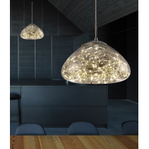 Meteor LED string pendant lamp smoke shade