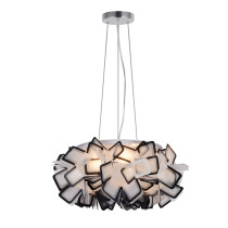 Designer hanging lamp Monaco black and white